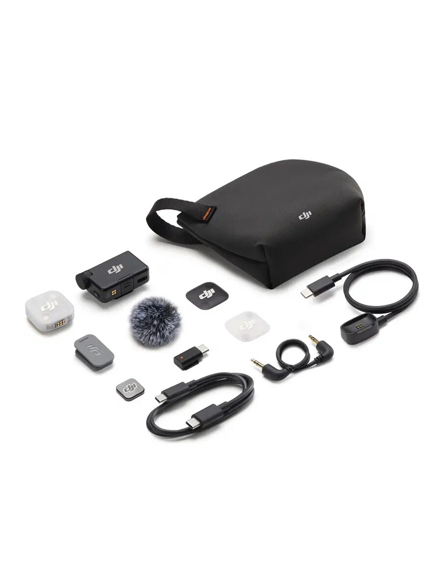 Беспроводной микрофон DJI Mic Mini 2 (1TX + 1 RX) (Black|Черный)