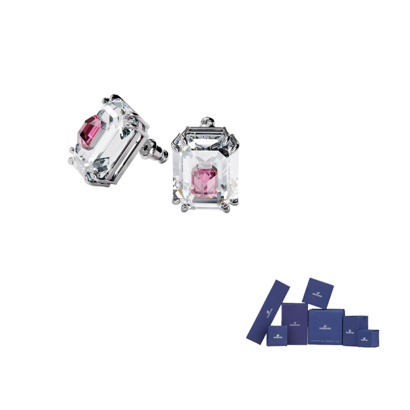 Серьги пусеты SWAROVSKI, кристаллы Swarovski