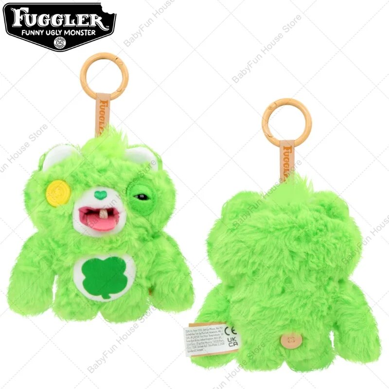 Fuggler монстр Care Bears E, зеленый плюшевый