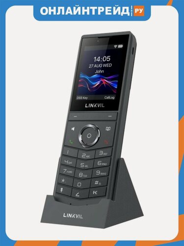 Изображение товара Wi-Fi телефон Linkvil W620W , беспровод. Wi-Fi, 8 SIP-акк, 2.4" 240 х 320 Цвет. экран, защ. от падени