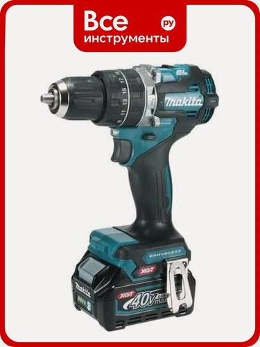 Изображение товара Ударная аккумуляторная дрель-шуруповерт Makita BL XPT, XGT 40В HP002GZ