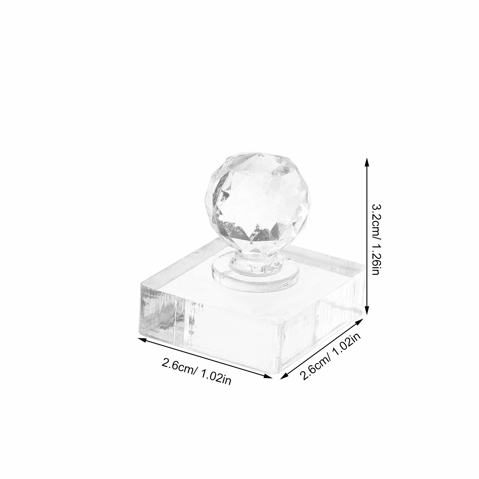 Муллер Для Тонкого Измельчения Пигментов, Акрил, 3.20X2.60X2.60 См, 2 Шт