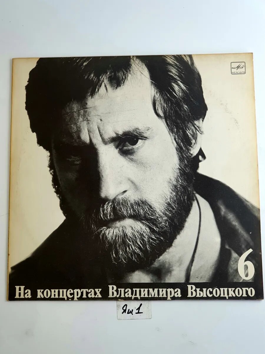 Виниловая пластинка На концертах Владимира Высоцкого № 6.