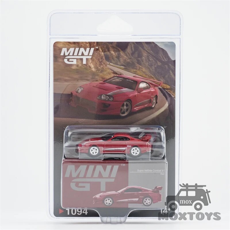 Модель автомобиля MINI GT 1:64 Bolide Skyline Silvia S13 Supra VeilSide S15 1094 Supra Blister