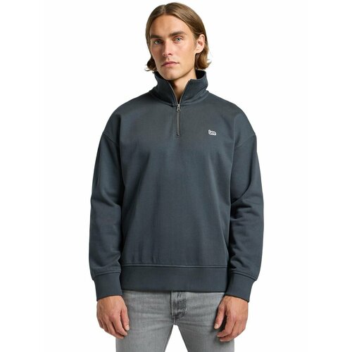 фото Свитшот lee men half zip sweatshirt, размер xl, , черный