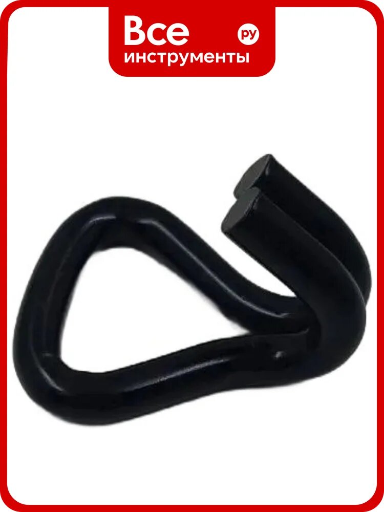 Крюк двойной UVE 35 мм 3,0 тн черный 015011-BP2