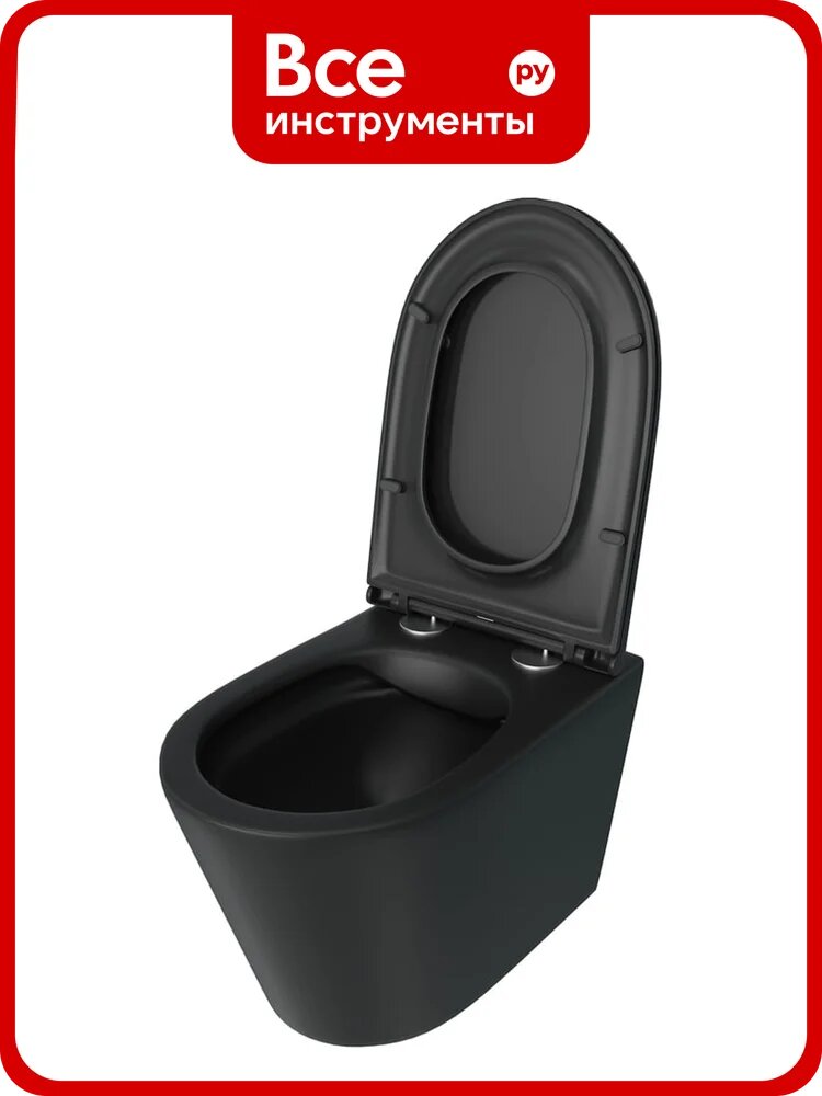 Комплект инсталляция Wesnaart EKO с кнопкой, EKO-047B206-RAY11Black