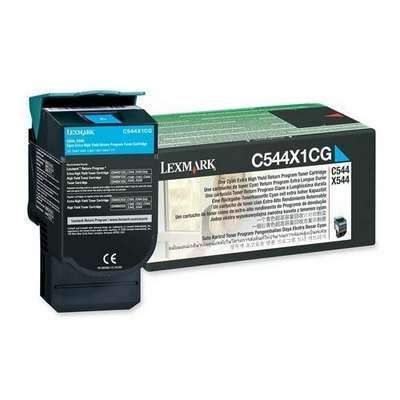 Картридж Lexmark C544X1CG, голубой для Lexmark C544 (4000 стр.)