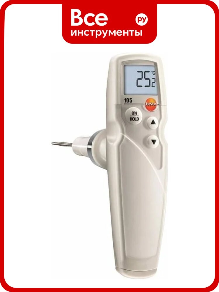 Термометр Testo 105 в комплекте с прямым зондом 0563 1051