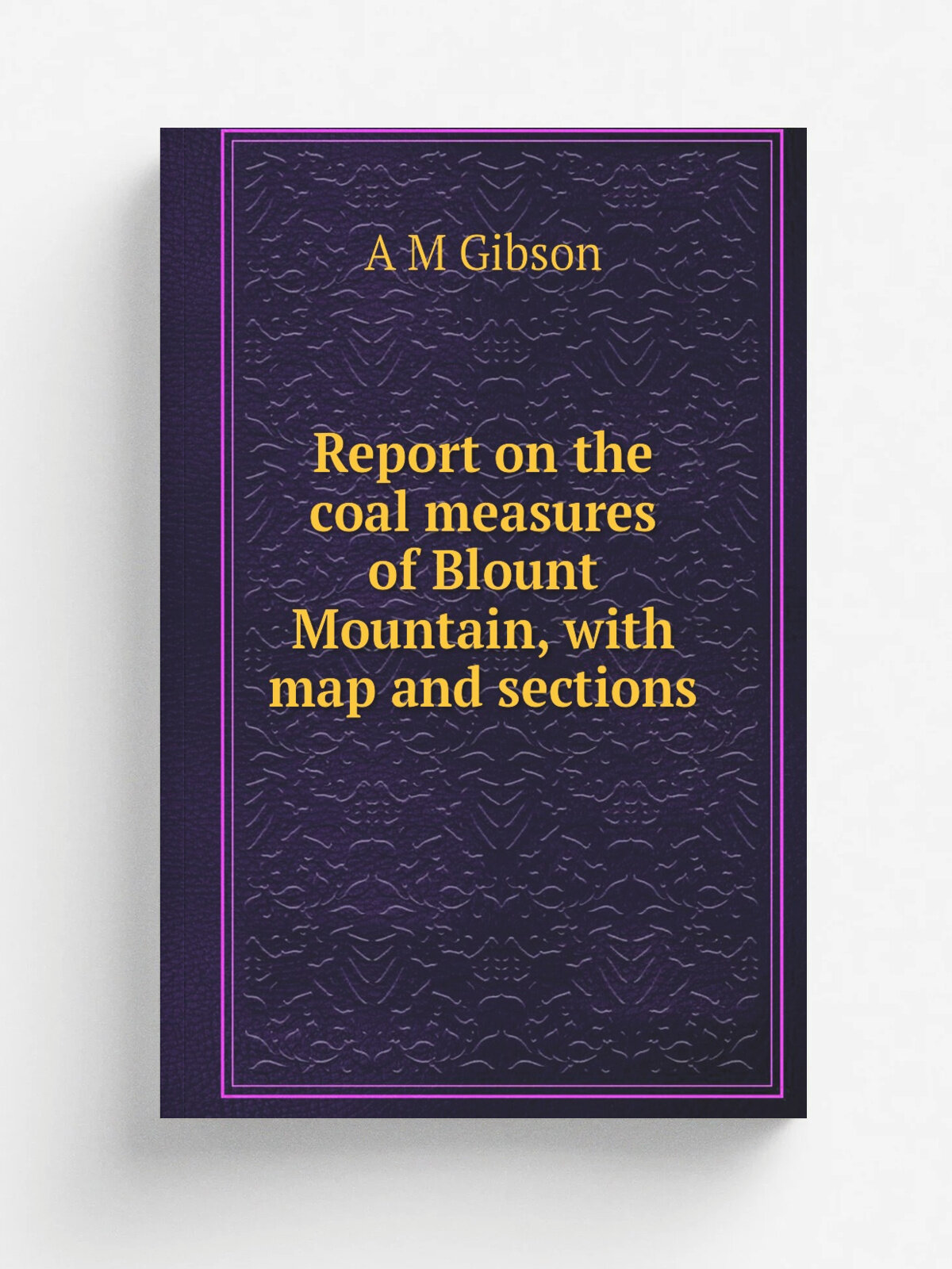 Report on the coal measures of Blount Mountain, with map and sections