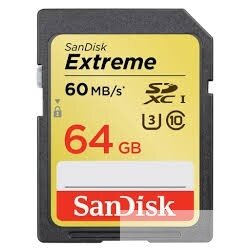 SecureDigital 64Gb SanDisk SDSDXN-064G-G46 {SDHC Class 10, UHS-I Extreme}