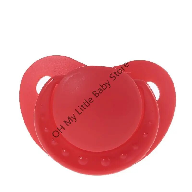 Silicone Adult Pacifier Dummy Big Size Красный, Red