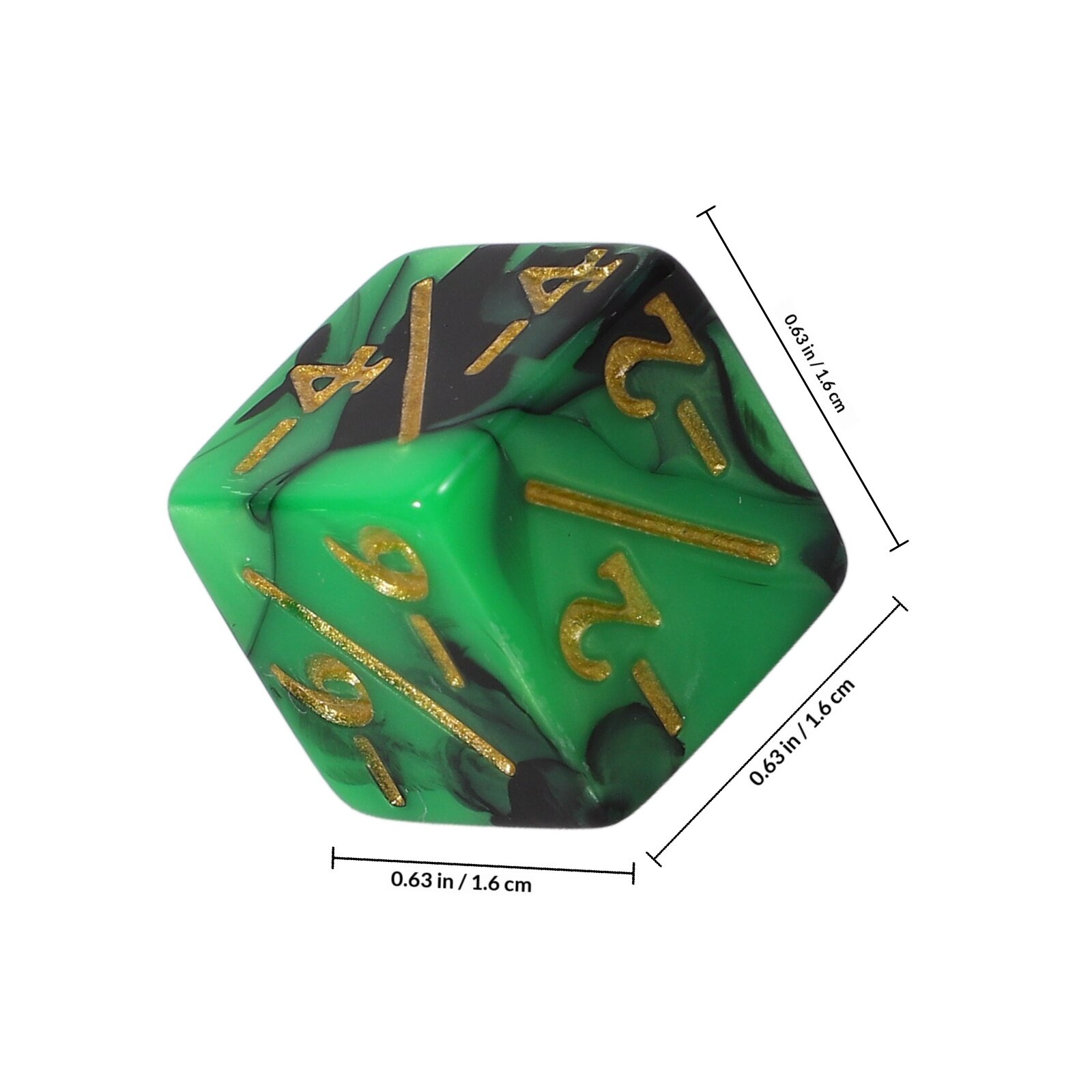 12 Штук Карточные Игровые Кубики Для Стола Размер 1.60X1.60X1.60CM Идеальны Для Вечеринок И Игр С Друзьями