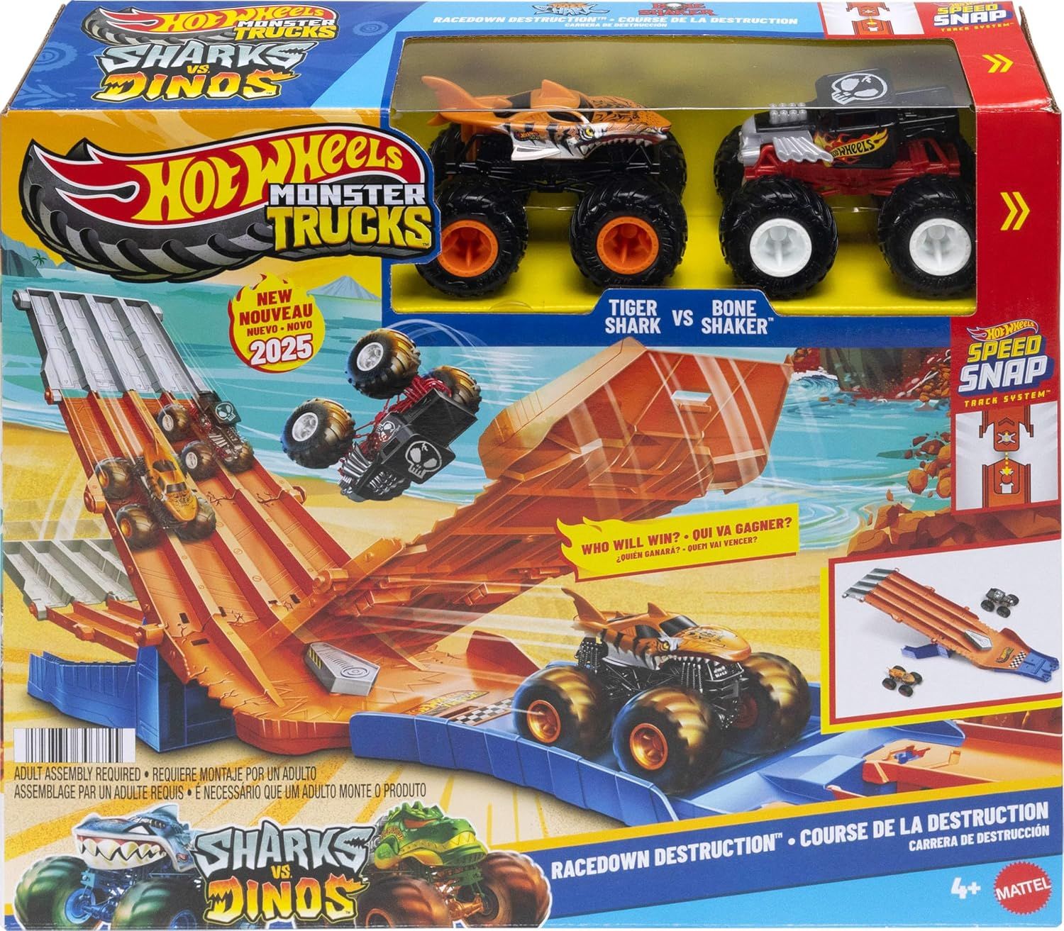 Трек Hot Wheels Разгром в спуске