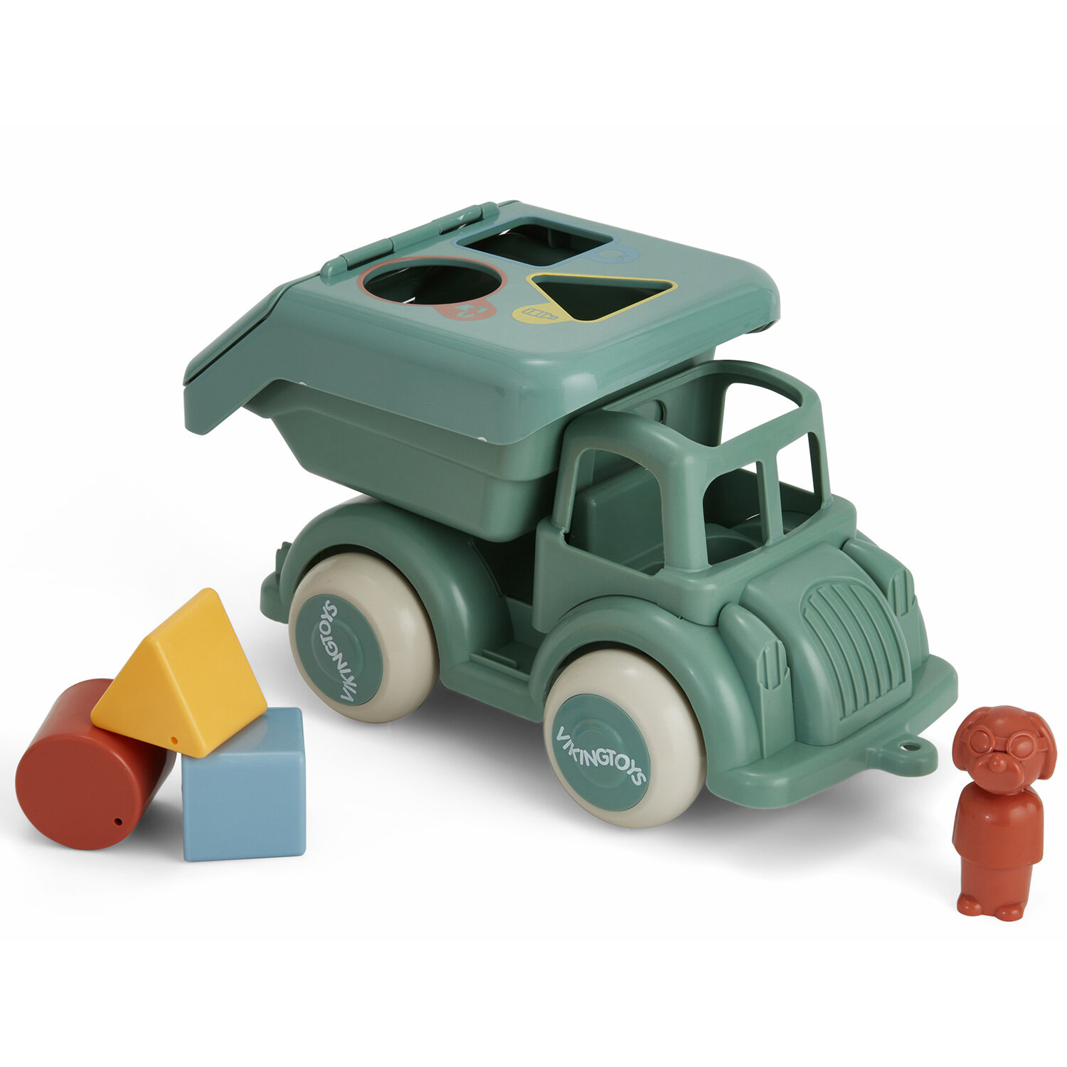 Мусоровоз VIKINGTOYS сортер с фигурками, 30 см