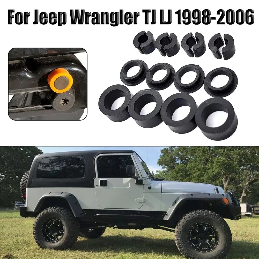 12 шт, крепежные втулки на переднее сиденье для Jeep Wrangler TJ LJ 1998-2006