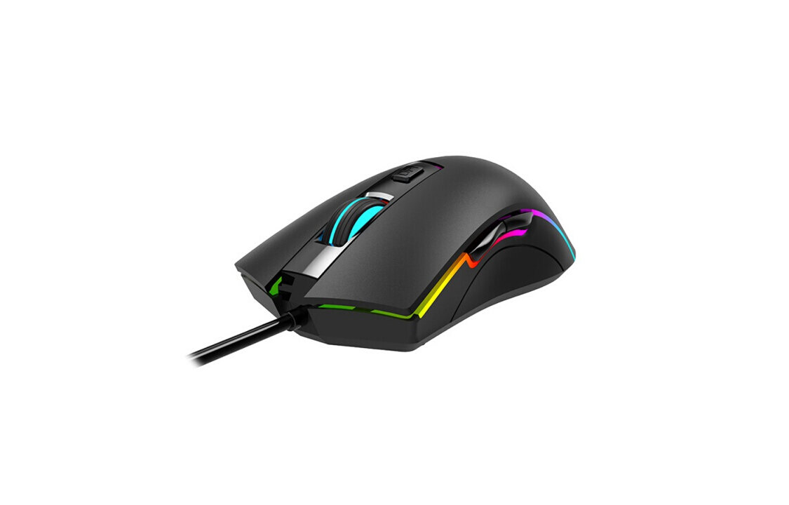Игровая мышь унисекс AOC GM120, проводное подключение, RGB подсветка