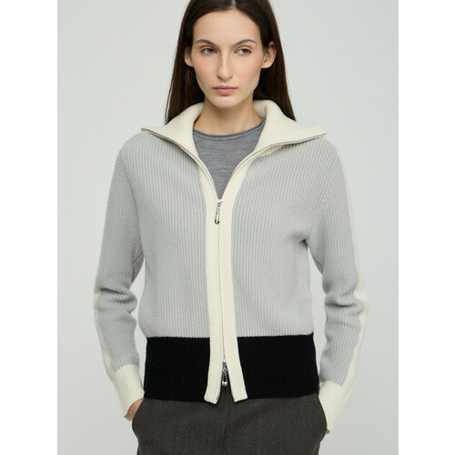 фото Кардиган maison david, размер l, светло-серый