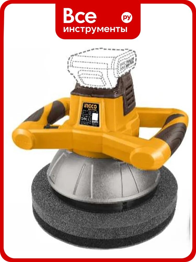 Аккумуляторная полировальная машина INGCO INDUSTRIAL COPLI2001
