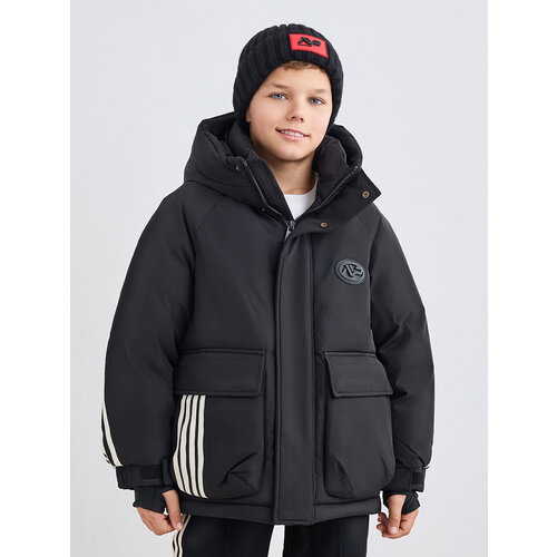 фото Куртка noble people, размер 164, черный