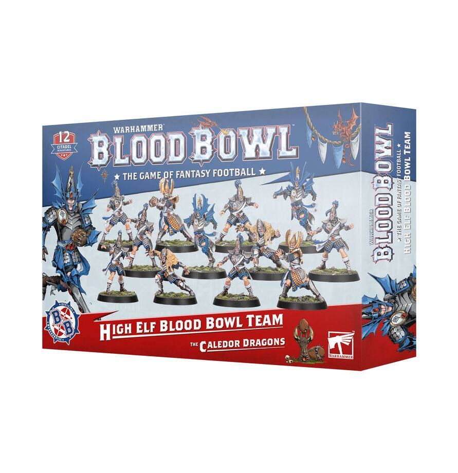 Warhammer 40000 миниатюры - High Elf Blood Bowl Team