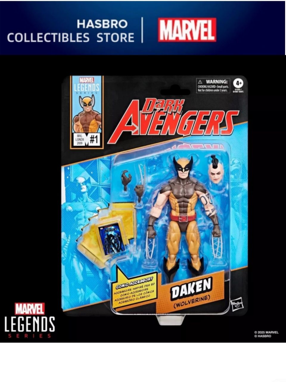 Игрушечные фигурки-украшения . Hasbro Marvel Legends Dark Avengers Daken Wolverine 6 Inches