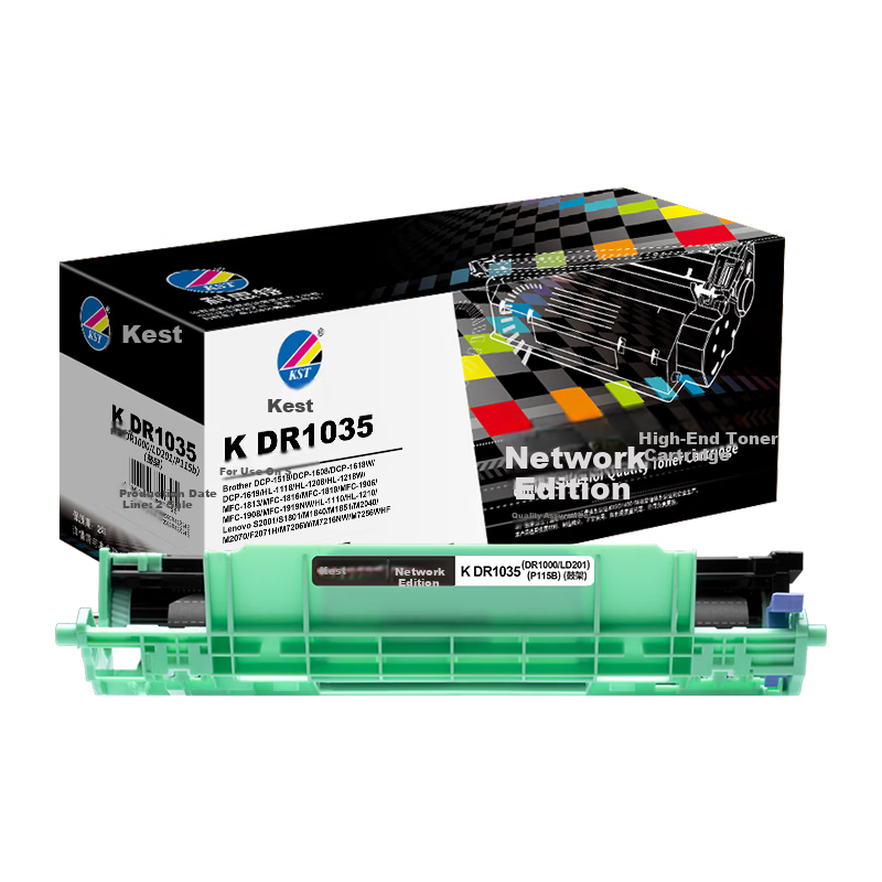 Картридж KST DR1035 для Brother HL1118 DCP1518 MFC1813 черный сетевой вариант 10000 страниц Цвет：Сетевой вариант