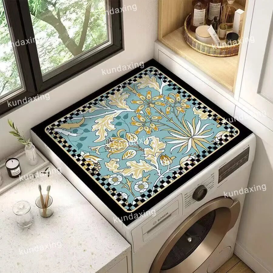 Forseon Коврик 60x60 см художественная печать лазурный