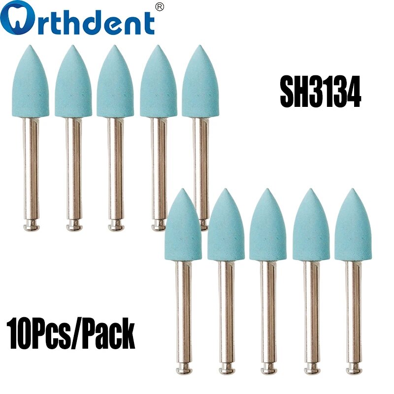 Стоматологические шлифовальные головки Orthdent, силиконовые, 2,35 мм, 10 шт. SH3134
