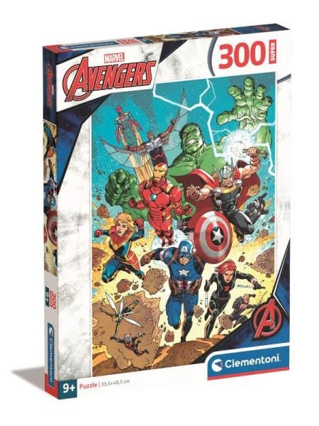 Пазл Clementoni Super The Avengers, 300 элементов, 33,5x48,5 см