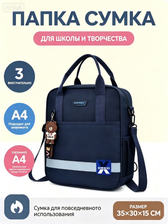 Папка для труда A4, 1 шт.