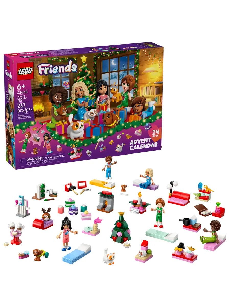 Конструктор LEGO Friends 42668 Адвент-календарь на 2025 год