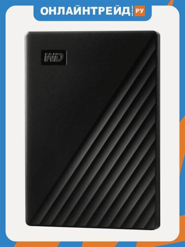 Изображение товара Внешний жесткий диск Western Digital WD My Passport, 4 ТБ, USB 3.2 Gen 1 (WDBPKJ0040BBK-WESN) черный