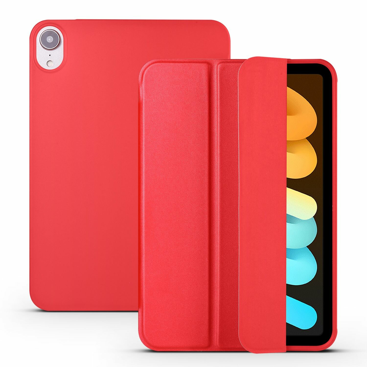 Чехол iPad mini 6 / 7 с охлаждением красный