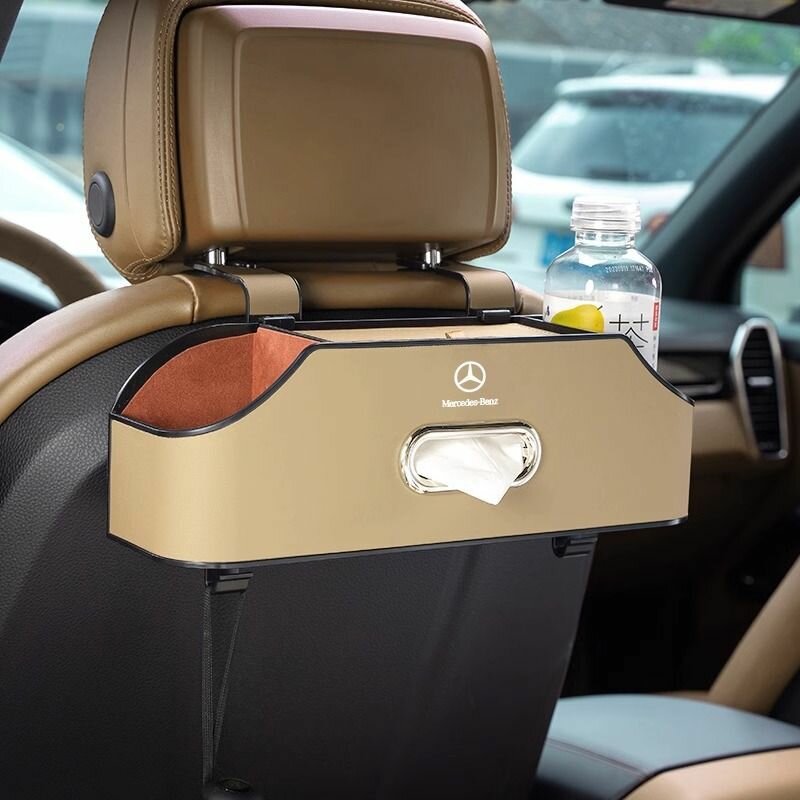 Органайзер для сиденья автомобиля Mercedes-Benz C-Класс с крючком для бумажных салфеток, подходит для моделей