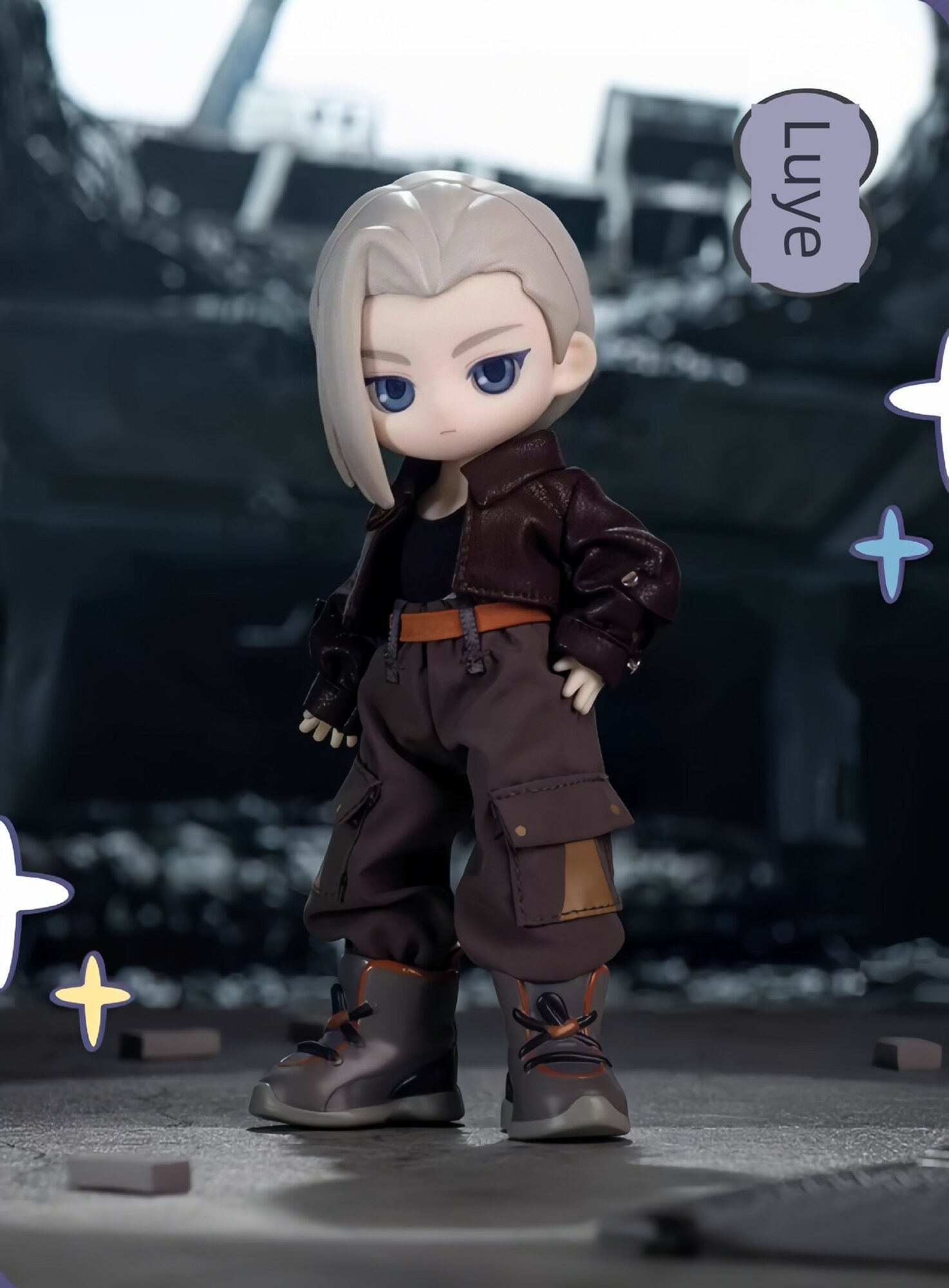 SIMONTOYS Официальная кукла Персонаж Лу Я БДЖ артикулированная кукла 12см масштаб кино коллекционная подтверждена при