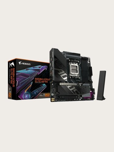 Изображение товара Материнская плата Gigabyte B850M AORUS ELITE WIFI6E (AM5, mATX)