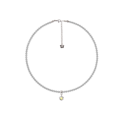 фото Чокер oh mary did, жемчуг swarovski синтетический, гематит, длина 37 см, желтый