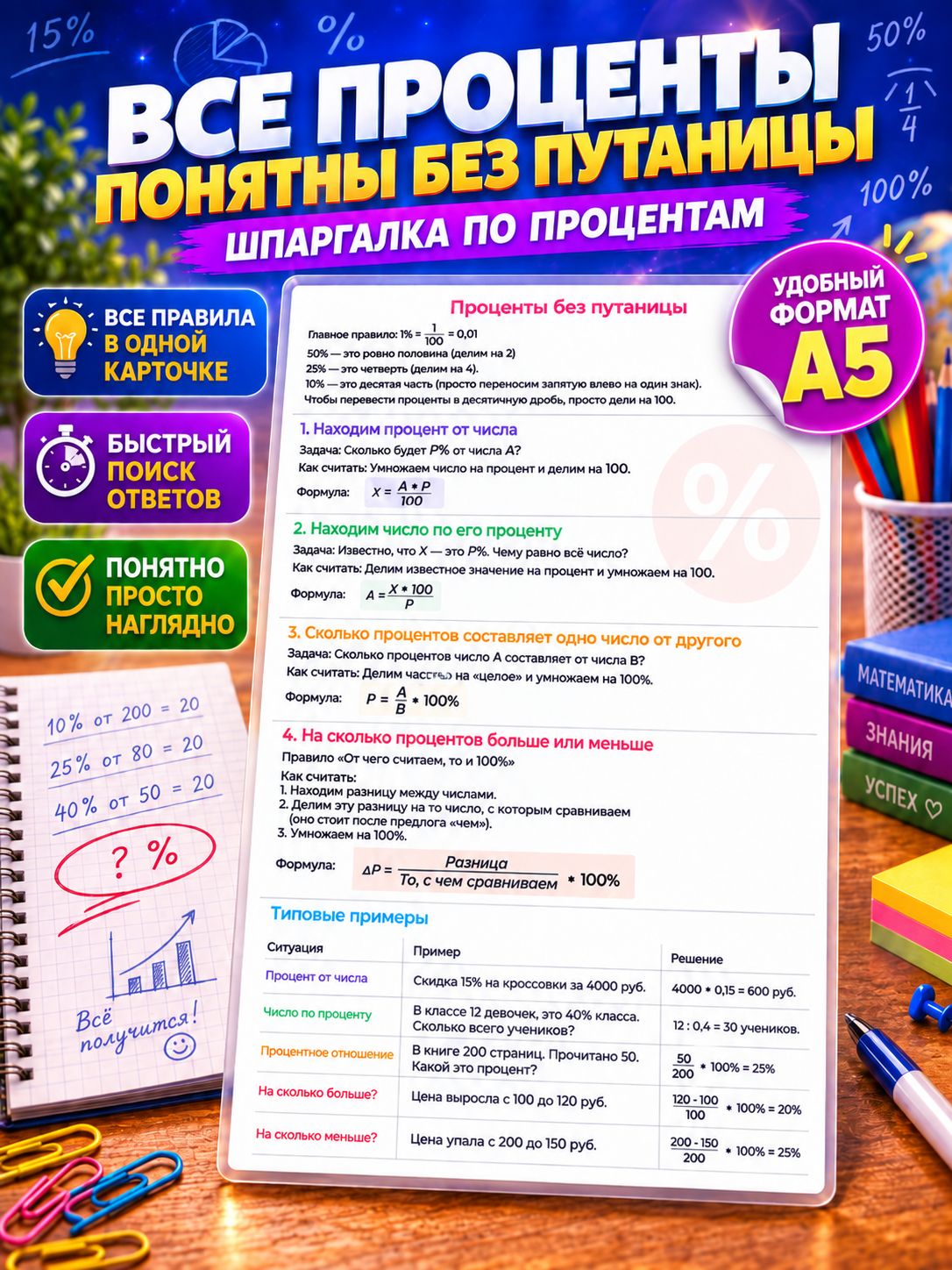 Закладка 22 см, 1 шт.