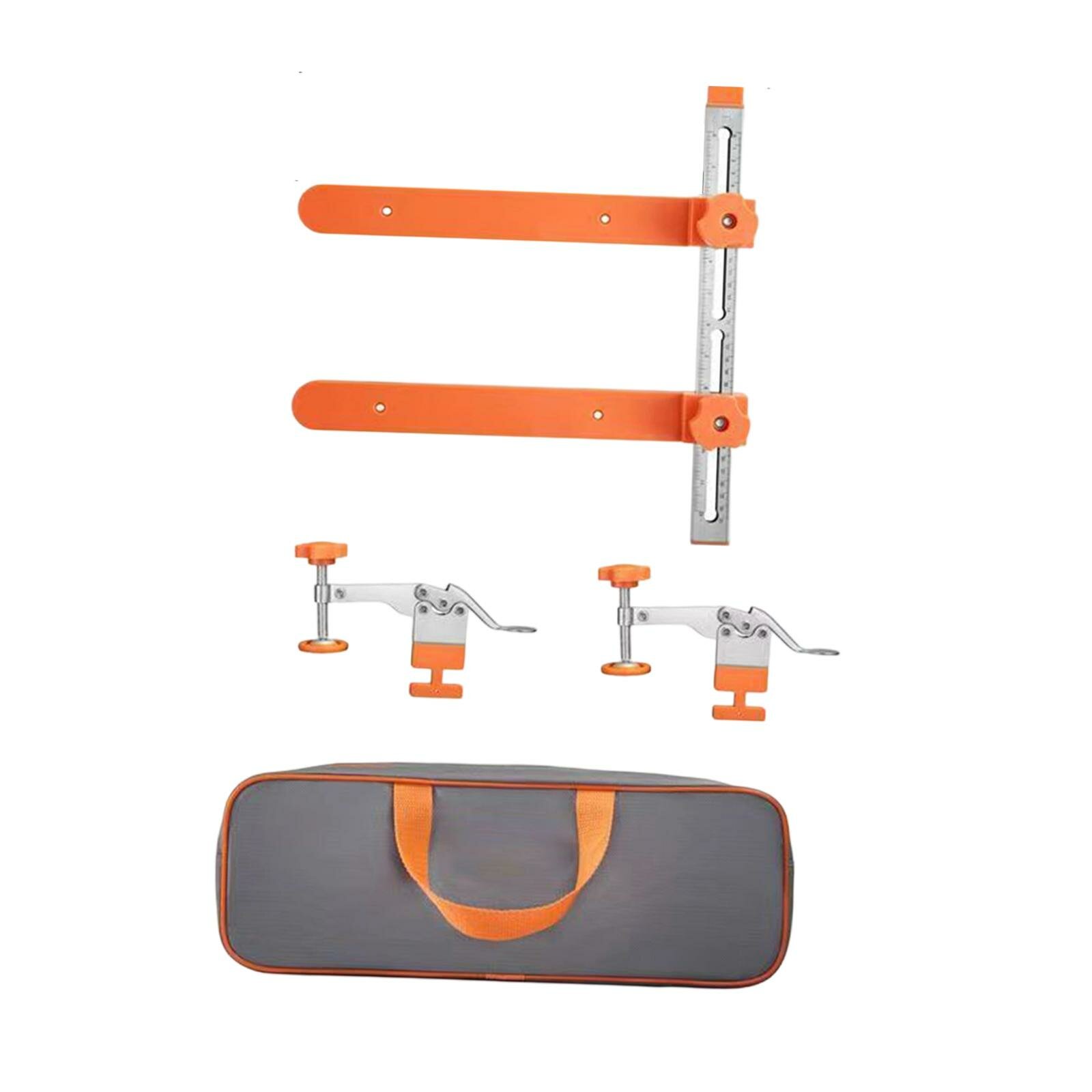 Переносной шаблон для направляющих выдвижных ящиков, фурнитура для шкафов и комодов, 4 шт.
