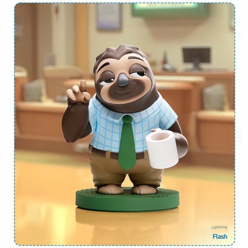 POPMART Disney Зверополис 2 Zootopia Plus Серия Фигурки Блайнд Бокс - Флэш Подтвержденная Фигурка