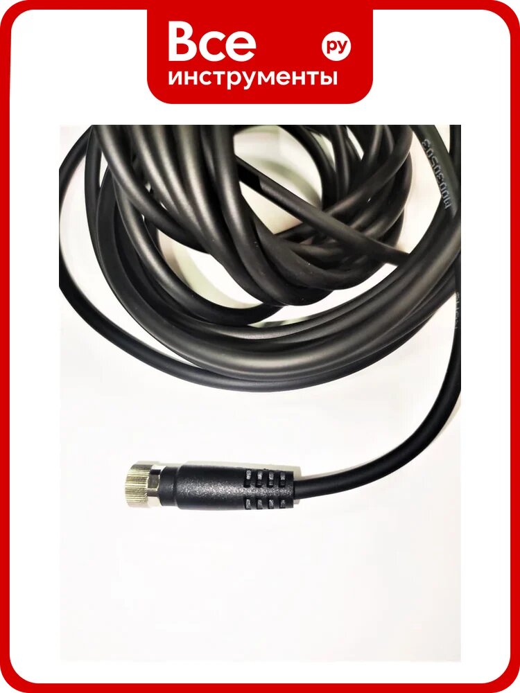 Соединитель кабельный VELLEDQ M8-F08T-3.0PVC/BK Розетка, Прямой с кабелем, Пластик 8-PIN IP67, кабель 3 м,60 DC 08-00042428