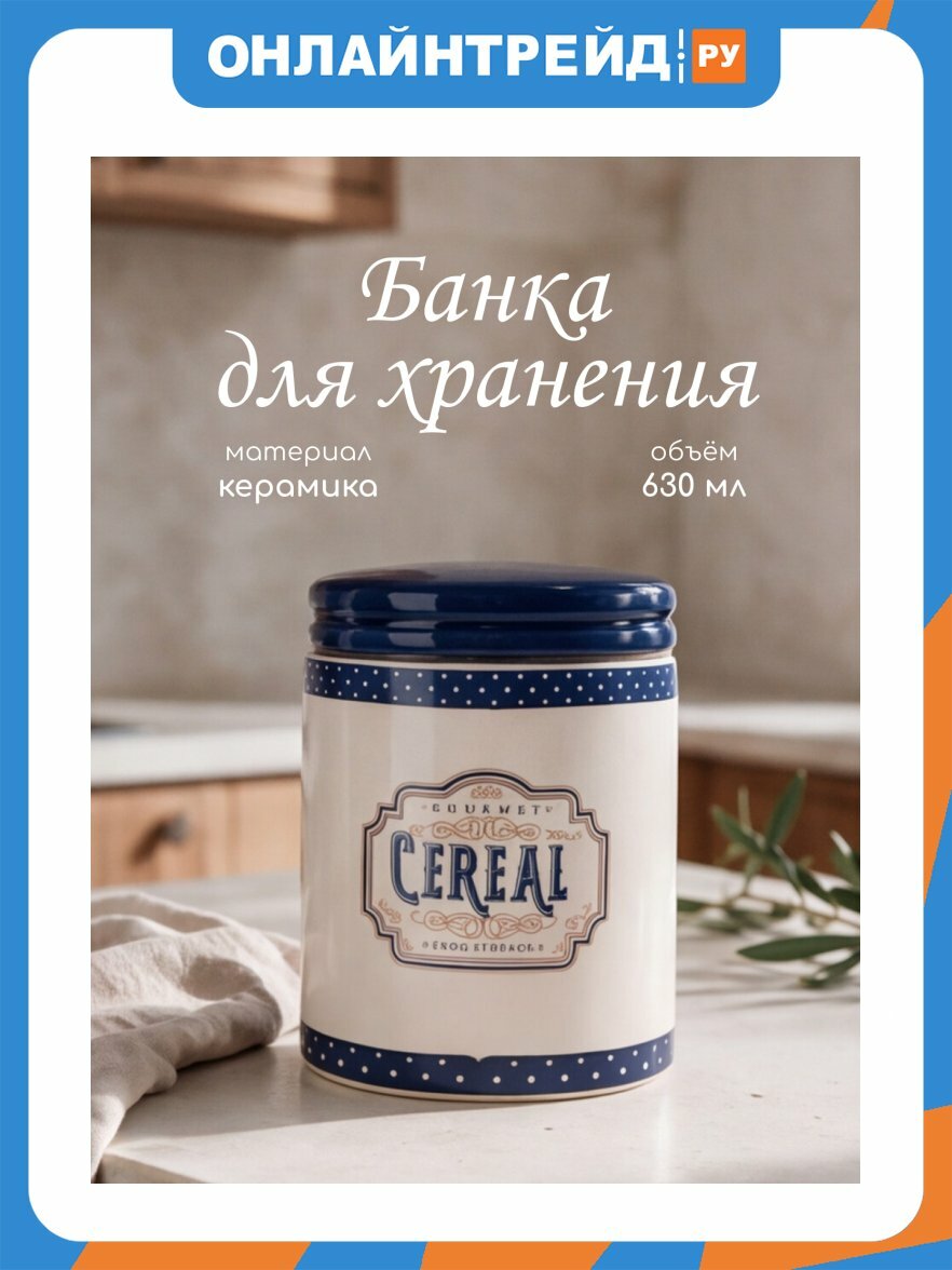 Банка для сыпучих продуктов Dolomite "Gourmet" 630 мл (L2521081)