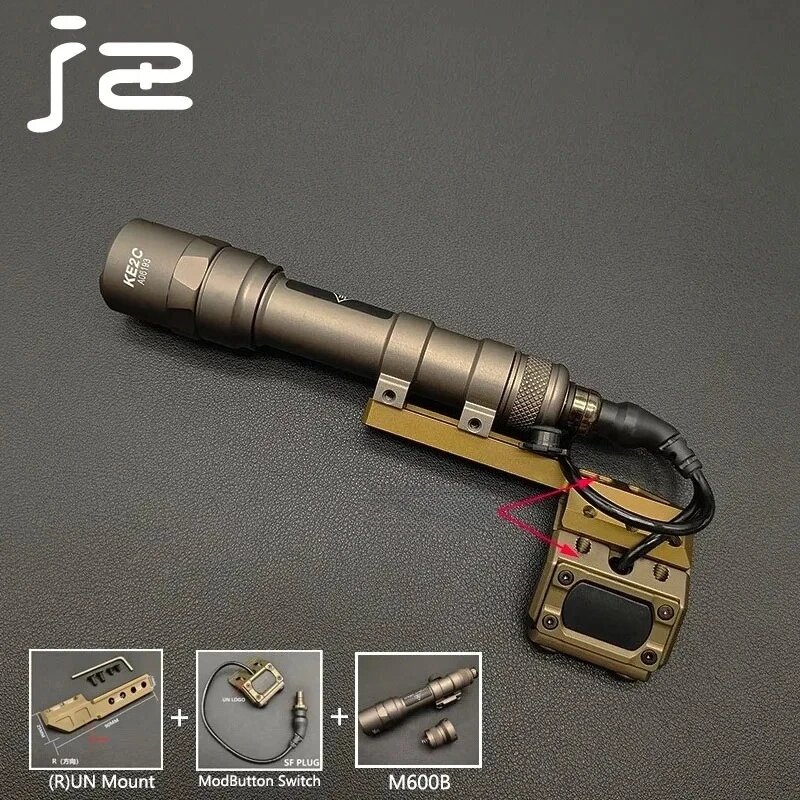 Тактический фонарь SF M300BM600B Scout Light DE M600B Right Set