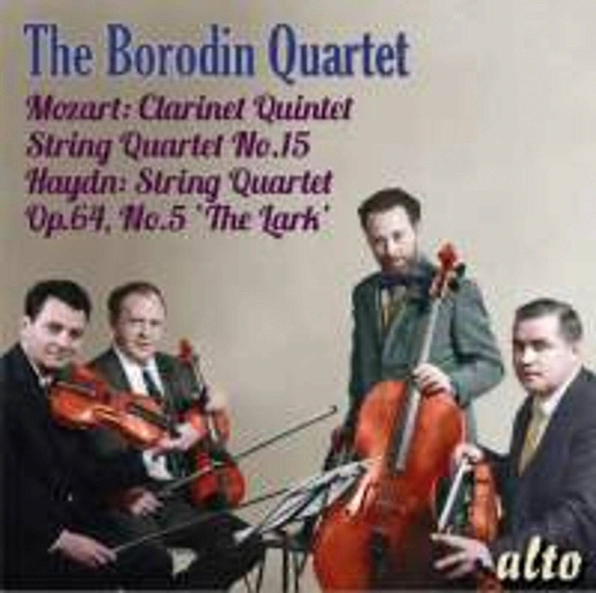 CD Диск Borodin Quartet - Mozart: String Quintet No.15, Clarinet Quintet/ Haydn: String Quartet 'The Lark' (CD) 2015, Jewel