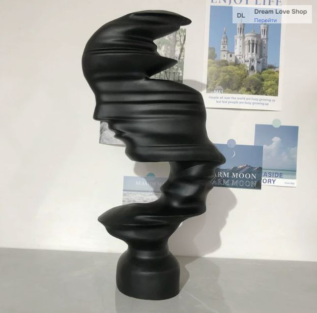 Фигурка декоративная Статуэтка фигурная белая 12*8*25СМ, высота 25 см, длина 12 см