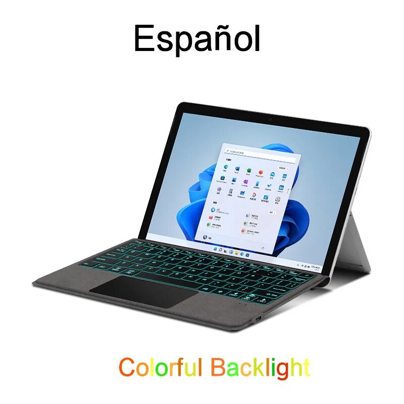 Клавиатура AJIUYU Microsoft Surface Go Spanish Backlight
