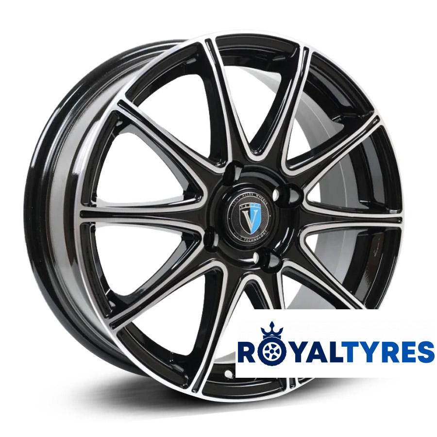 Литой колесный диск VENTI 1606 V 6R16 4*100 ET45 d54,1 Алмаз черный BD