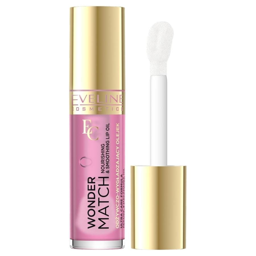 Бальзам для губ Eveline Cosmetics Wonder Match питательно-разглаживающее масло, № 02 Delicate Rose, 5 мл