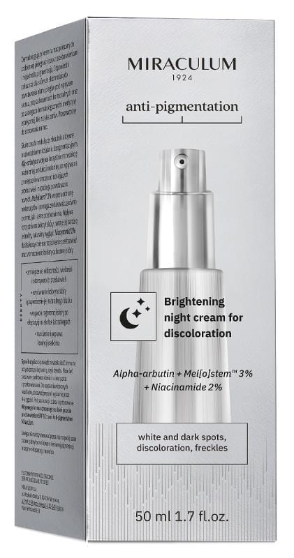 Крем для ухода за кожей Miraculum Anti-Pigmentation для осветления пигментных пятен, 50 мл